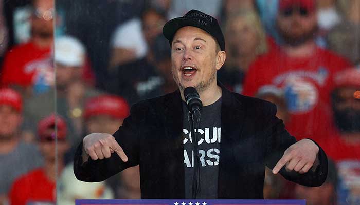 Tesla CEO and X owner Elon Musk speaks during a rally for US President-elect Donald Trump, at the site of the July assassination attempt against Trump, in Butler, Pennsylvania, US, October 5, 2024. — Reuters