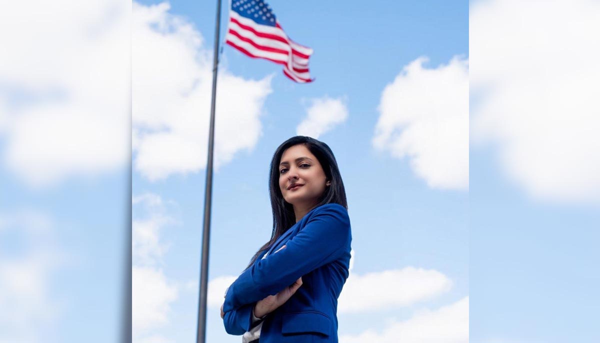 An undated image shows American-Pakistani attorney and filmmaker Aisha Farooqi who ran for election to the Michigan House of Representatives to represent District 57. — Reporter