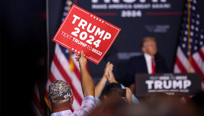 Republican presidential candidate Donald Trump speaks during a 2024 presidential campaign rally in Dubuque, Iowa, US. — Reuters/File