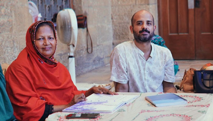 Fatima Majeed and her collaborator Fazal Rizvi. — Reporter