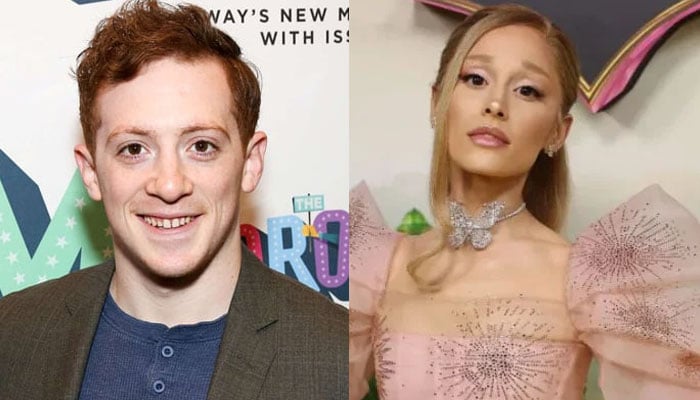 Ariana Grandes beau Ethan Slater debuts ‘Wicked premiere without girlfriend