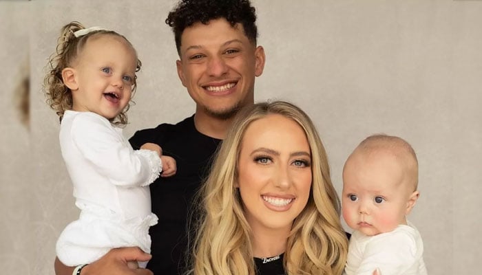 Brittany Mahomes shows support to husband Patrick with kids Sterling, Bronze