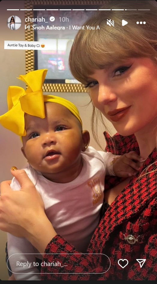 Taylor Swift steps in as “Auntie Tay” at Chiefs game