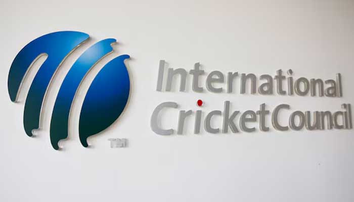 The International Cricket Council (ICC) logo at the ICC headquarters in Dubai, October 31, 2010. — Reuters