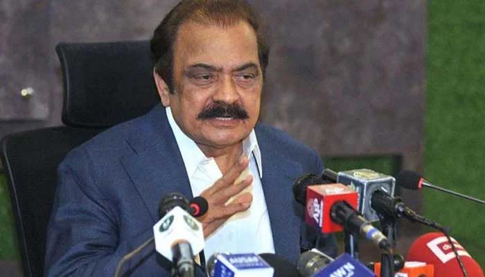 Prime ministers aide on public and political affairs Rana Sanaullah. — PID/File