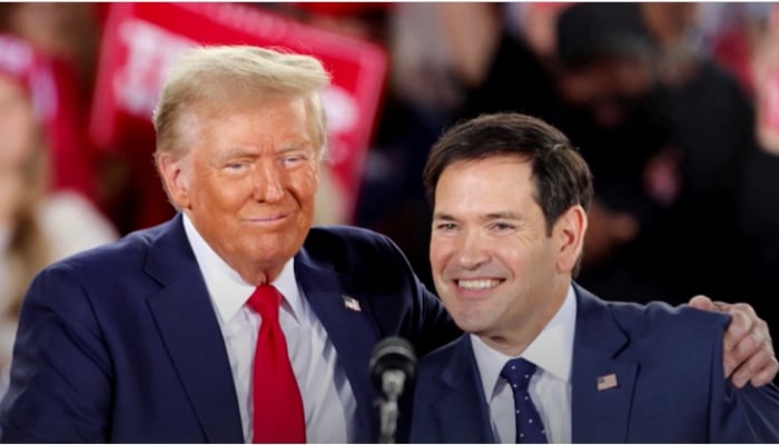 US President-elect Donald Trump and Republican US Senator Marco Rubio 2011. — Reuters