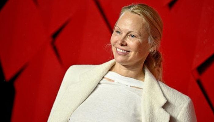 Pamela Anderson slays in classic style at ‘The Last Showgirl screening