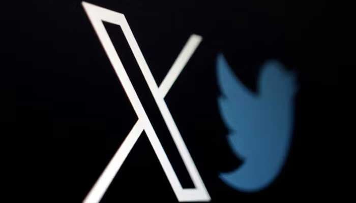 The logo of social media platform X, formerly Twitter, is seen alongside the former logo in this illustration taken, July 24, 2023. — Reuters