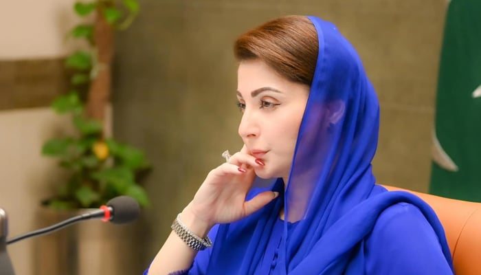 Punjab Chief Minister Maryam Nawaz gestures in this undated image. —Facebook/@TheMaryamNSharif