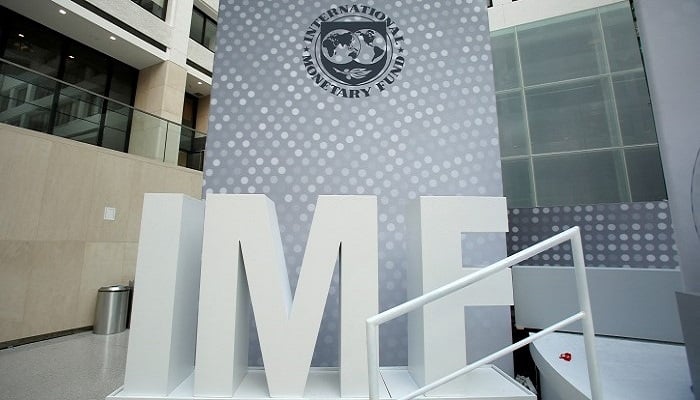 International Monetary Fund logo is seen inside the headquarters in Washington, US, October 9, 2016. — Reuters