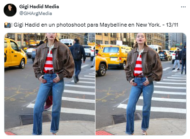 Gigi Hadid brings her All-American style in casual photoshoot in NYC