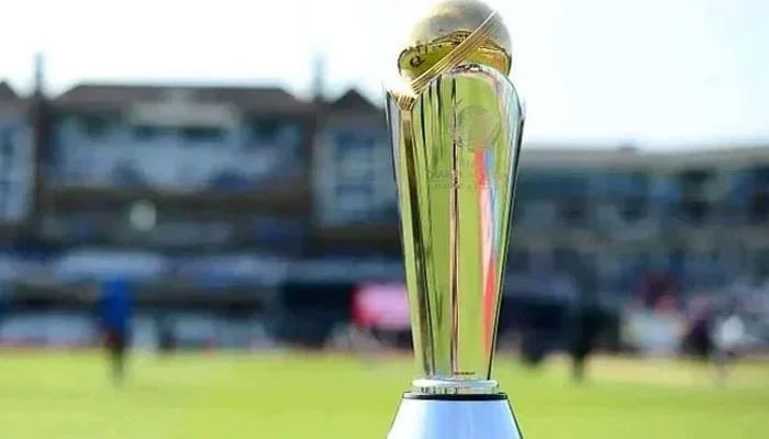 An undated picture of the ICC Champions Trophy. — AFP