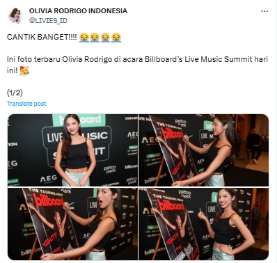 Olivia Rodrigo steals spotlight at Billboard Live Music Summit