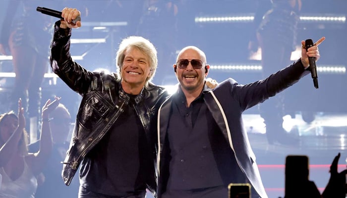 Pitbull, Jon Bon Jovi perform latest track at 2024 Latin Grammy Awards