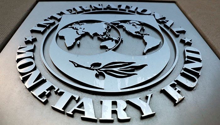 The International Monetary Fund (IMF) logo is seen outside its headquarters in Washington, U.S., on Sept. 4, 2018. — Reuters