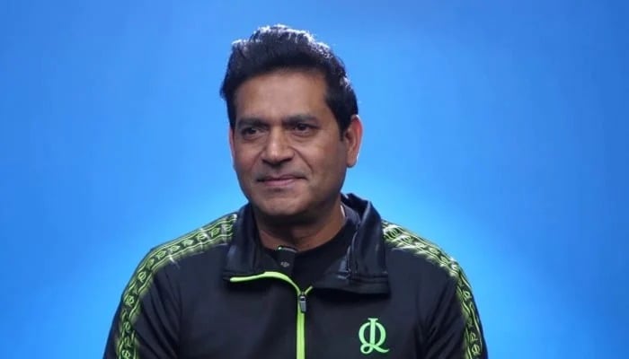 Former Pakistan cricketer Aqib Javed. — PCB/File