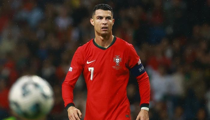 Portugals Cristiano Ronaldo during the Nations League Group Stage match against Poland at Estadio do Dragao in Porto, Portugal on November 15, 2024. — Reuters