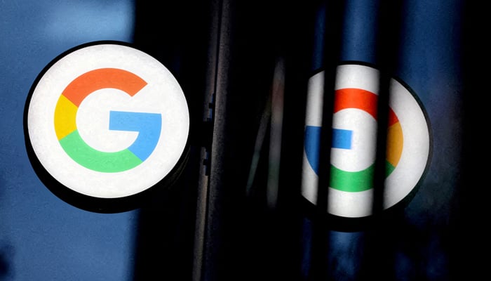 The logo for Google is seen at a Google store in Manhattan, New York City, US, November 17, 2021. — Reuters