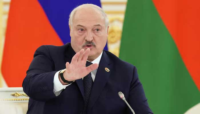 Belarusian President Alexander Lukashenko attends a meeting of the Supreme State Council of the Union State of Russia and Belarus at the Kremlin in Moscow, Russia April 6, 2023. — Reuters