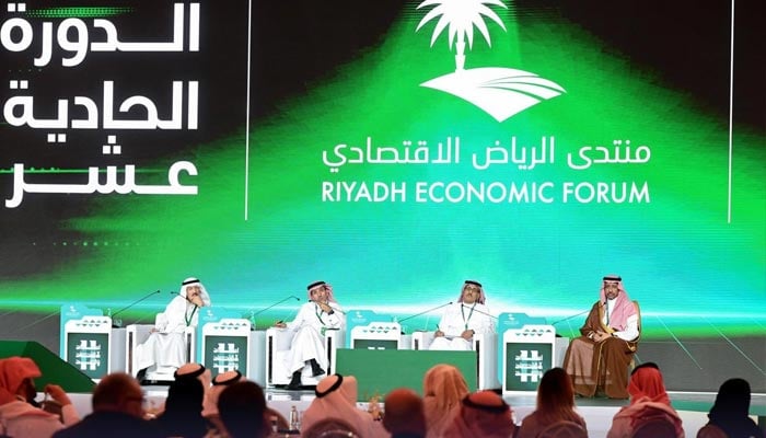 A part of the session within the sessions of the Riyadh Economic Forum. — Instagram/@riyadhchamber