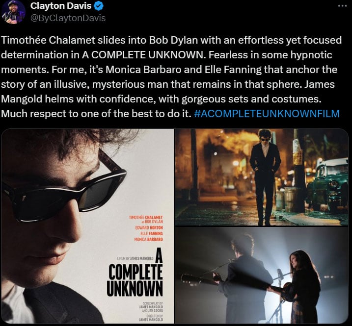 Critics give verdict on A Complete Unknown