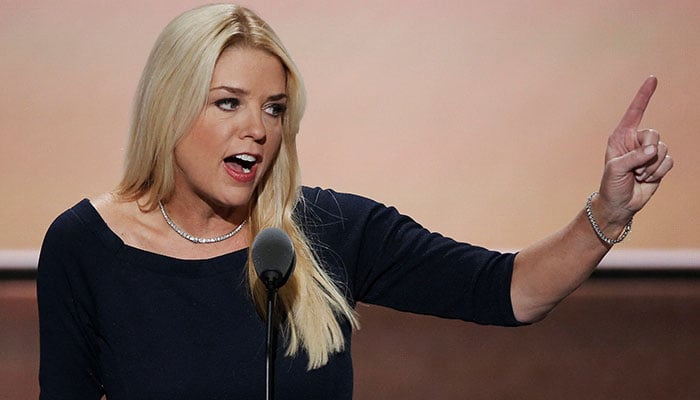 Florida Attorney General Pam Bondi speaks at the Republican National Convention in Cleveland, Ohio, July 20, 2016. — Reuters