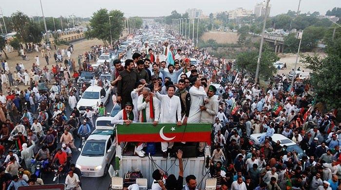 Timeline of major PTI protests since Imran Khan’s ouster