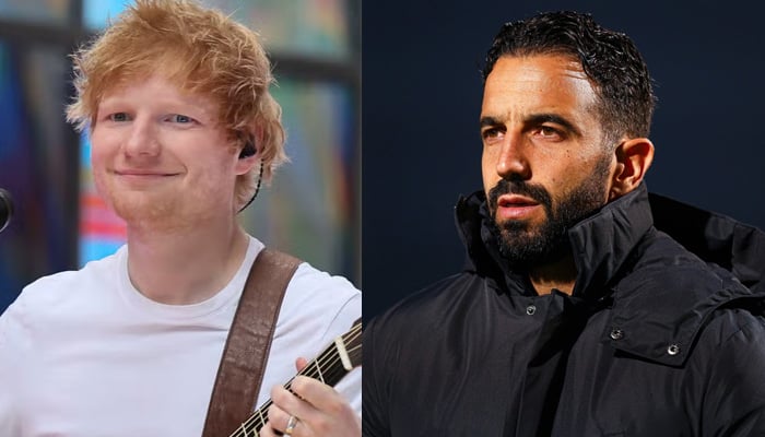 Ed Sheeran labelled unprofessional for interrupting Ruben Amorim interview