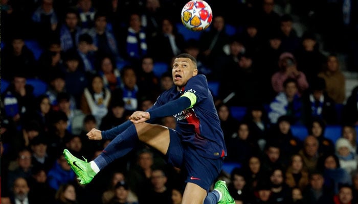 Paris St Germains Kylian Mbappe in action. — Reuters/File