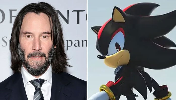 Keanu Reeves puts on Shadow boots for Sonic 3