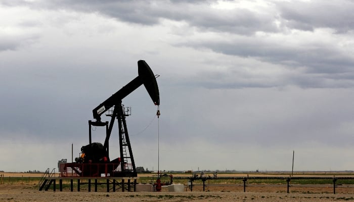 A TORC Oil & Gas pump jack is seen near Granum, Alberta, Canada May 6, 2020. — Reuters