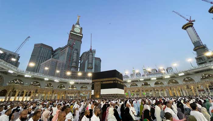 Muslim pilgrims circle the Kaaba and pray at the Grand mosque in the holy city of Mecca, Saudi Arabia July 1, 2022. — Reuters