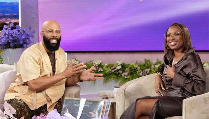 Jennifer Hudson comments on work dynamics with beau Common