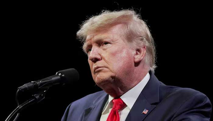 US President-elect Donald Trump speaks to an audience at the American Freedom Tour event in Memphis, Tennessee, US, June 18, 2022. — Reuters