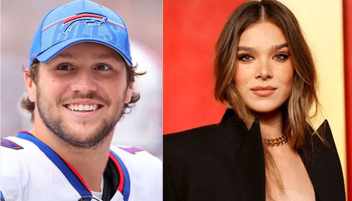 Hailee Steinfeld says yes to Josh Allen in romantic rose-filled proposal