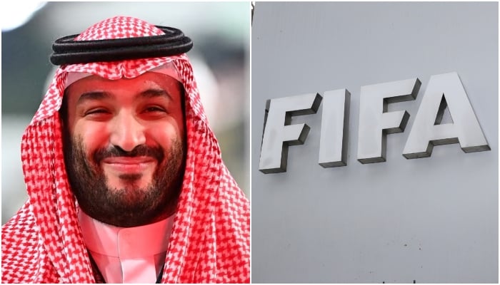 A group of photos showing Saudi Crown Prince Mohammed bin Salman (left) and the FIFA logo. – Reuters/File