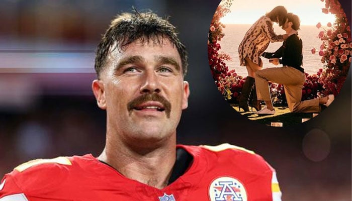 Travis Kelce in celebratory mode over Josh Allen, Hailee Steinfeld romance