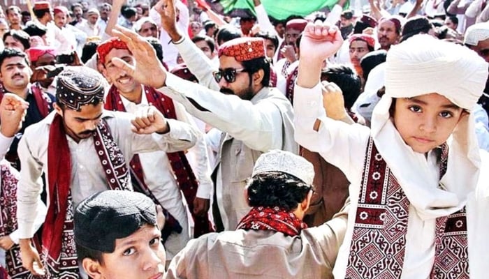 People celebrating Sindh Culture Day. —Radio Pakistan/File