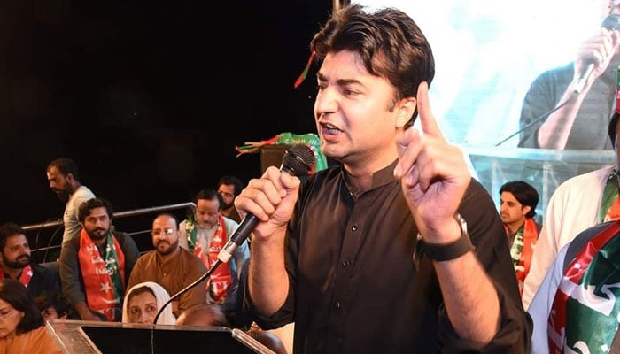 Former federal minister Murad Seeed speaks on April 15, 2023. — Facebook/Murad Saeed/File