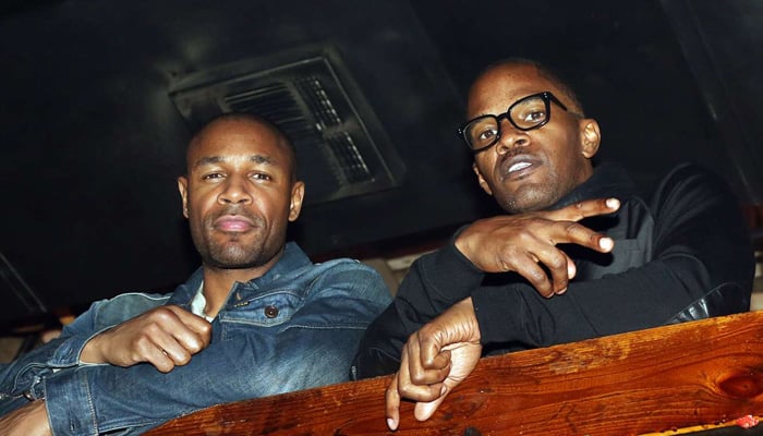 Jamie Foxx shows off drumming skills in fun video with longtime pal Tank