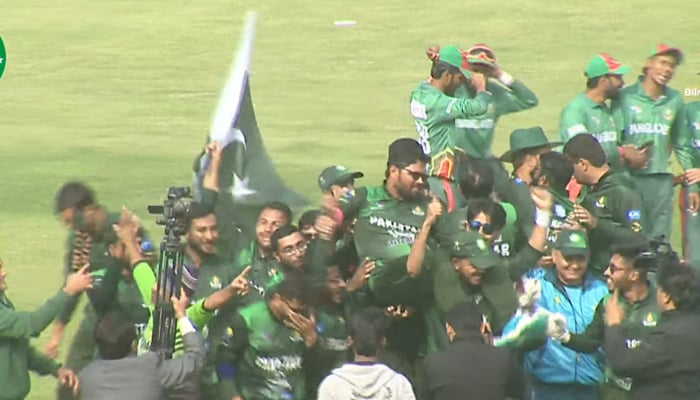 Pakistan blind team celebrates after winning the Blind T20 Cricket World Cup on December 3, 2024. —Screengrab/ PBCC/ YouTube