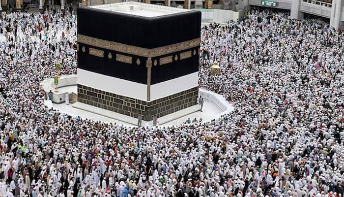 Muslim pilgrims circle the Kaaba as they pray at the Grand Mosque, during the annual Hajj pilgrimage in the holy city of Makkah, Saudi Arabia on July 12, 2022. — Reuters