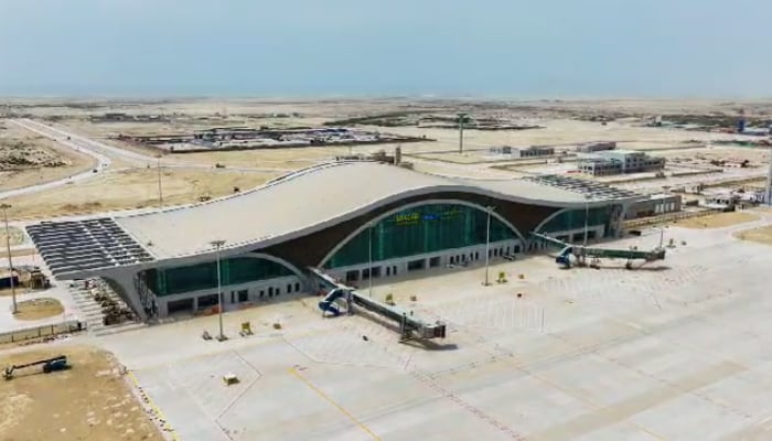 An overview of the New Gwadar International Airport. — Screengrab/PAA