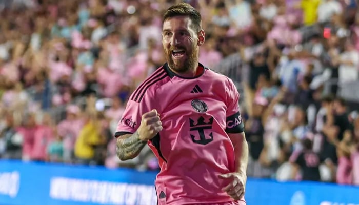 Lionel Messi while representing Inter Miami against New England Revolution in Florida on October 20, 2024. — AFP