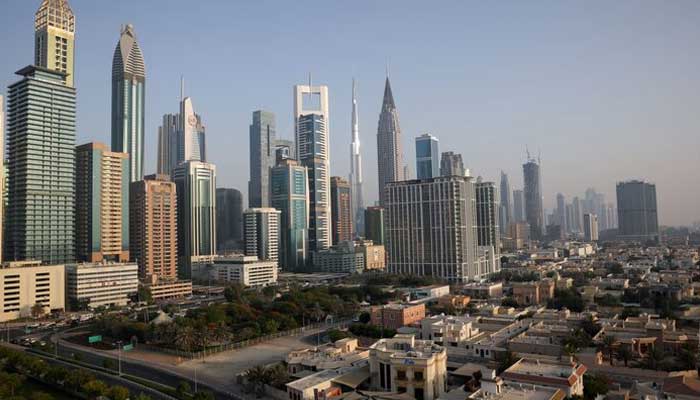 A general view of the Burj Khalifa and the downtown skyline in Dubai, United Arab Emirates, June 12, 2021. — Reuters