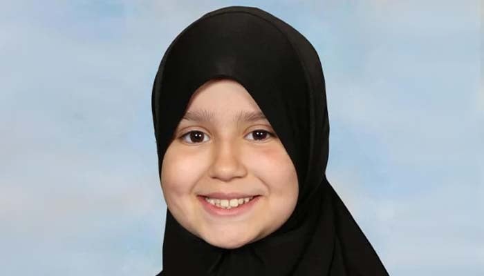 Sara Batool, a 10-year-old, found brutally murdered in a bunk bed at the family home in Surrey on 10 August 2023. — UK police/file