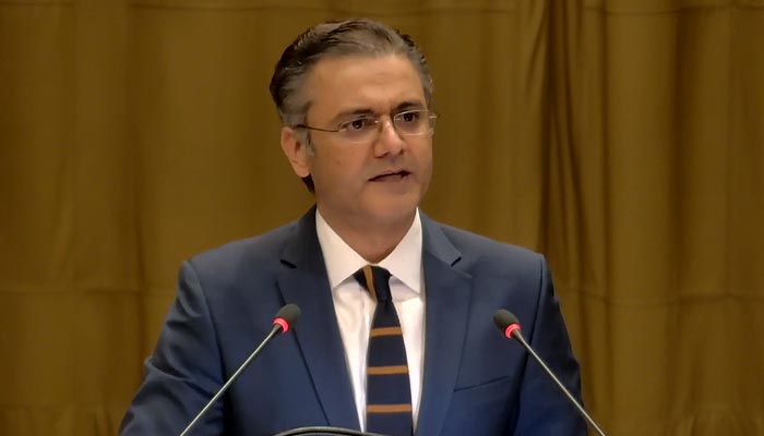 Attorney General of Pakistan (AGP) Mansoor Usman Awan speaking at International Court of Justice (ICJ) hearing in The Hague on December 9, 2024. — Screengrab via ICJ