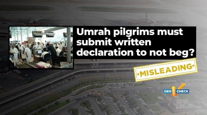 Fact-check: No, Umrah pilgrims are not required to submit a declaration promising not to beg