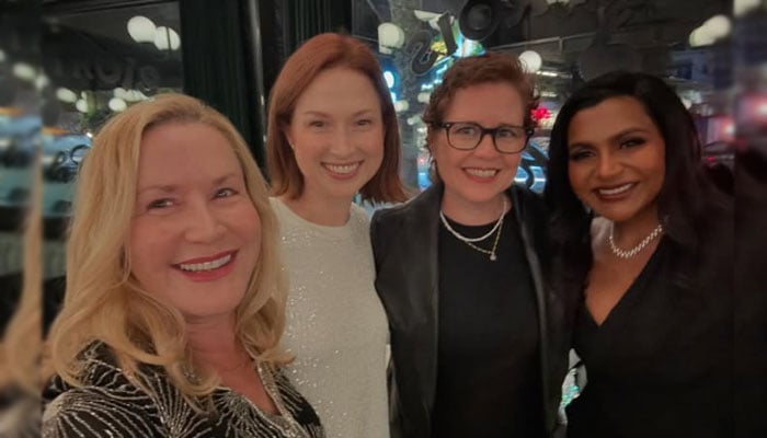 Mindy Kaling shares rare  The Office ladies reunion snaps