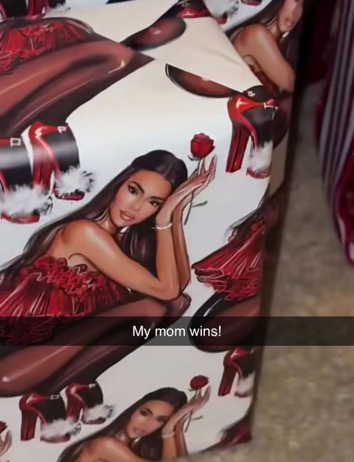 Kris Jenner goes the extra mile with Christmas gifts wrapping